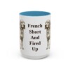 15oz Funny Basset Fauve de Bretagne Mug, Light Blue, front view