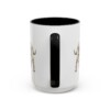 15oz Basset Fauve de Bretagne Dog Mom Mug, Black, back view