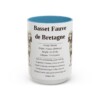 15oz Basset Fauve de Bretagne Mug, Light Blue, front view