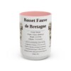 15oz Basset Fauve de Bretagne Mug, Pink, front view