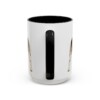 15oz Funny Beagle Mug, Black, back view