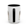 15oz Beagle Latin Mug, Black, back view