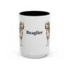 15oz Beaglier Mug, Black, front view