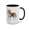15oz Beaglier Mug, Black, right side view