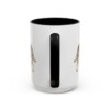 15oz Beaglier Dog Dad Mug, Black, back view