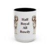 15oz Funny Beaglier Mug, Black, front view