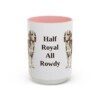 15oz Funny Beaglier Mug, Pink, front view