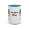 15oz-beaglier-mug-mom-light-blue 15oz Beaglier Dog Mom Mug, Light Blue, front view