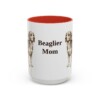 15oz-beaglier-mug-mom-red 15oz Beaglier Dog Mom Mug, Red, front view