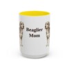 15oz-beaglier-mug-mom-yellow 15oz Beaglier Dog Mom Mug, Yellow, front view