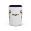 15oz Beaglier Mug, Navy, front view
