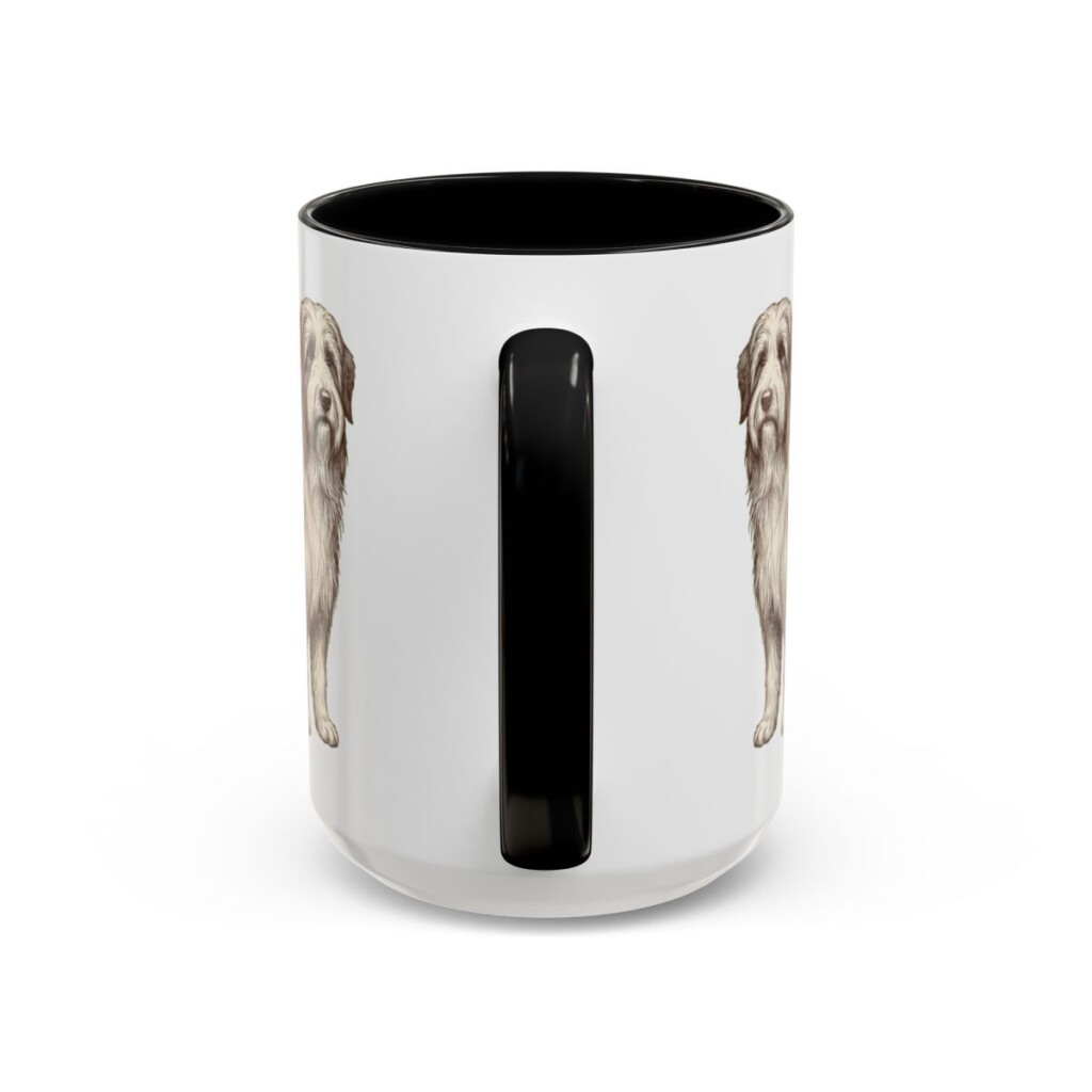 15oz-bearded-collie-mug-humor-black-back 15oz Funny Bearded Collie Mug, Black, back view