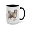 15oz-bearded-collie-mug-latin-black-right 15oz Bearded Collie Latin Mug, Black, right side view