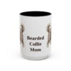 15oz-bearded-collie-mug-mom-black-front 15oz Bearded Collie Dog Mom Mug, Black, front view