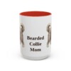 15oz-bearded-collie-mug-mom-red 15oz Bearded Collie Dog Mom Mug, Red, front view