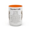 15oz-bearded-collie-mug-writeup-orange 15oz Bearded Collie Mug, Orange, front view