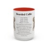 15oz-bearded-collie-mug-writeup-red 15oz Bearded Collie Mug, Red, front view