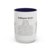 15oz-bedlington-terrier-mug-writeup-navy 15oz Bedlington Terrier Mug, Navy, front view