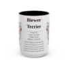 15oz Biewer Terrier Mug, Black, front view