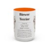 15oz Biewer Terrier Mug, Orange, front view