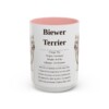 15oz Biewer Terrier Mug, Pink, front view
