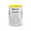 15oz Biewer Terrier Mug, Yellow, front view