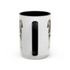 15oz black and tan coonhound mug, Black