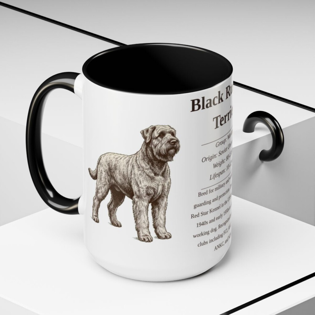15oz-black-russian-terrier-mug-writeup-black-context-2 15oz Black Russian Terrier Mug, Black, lifestyle photo