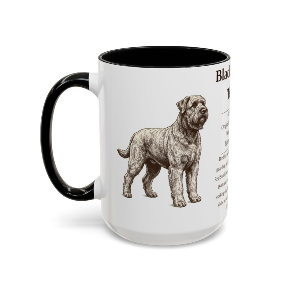 15oz-black-russian-terrier-mug-writeup-black-left 15oz Black Russian Terrier Mug, Black, left side view