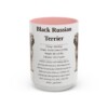 15oz-black-russian-terrier-mug-writeup-pink 15oz Black Russian Terrier Mug, Pink, front view