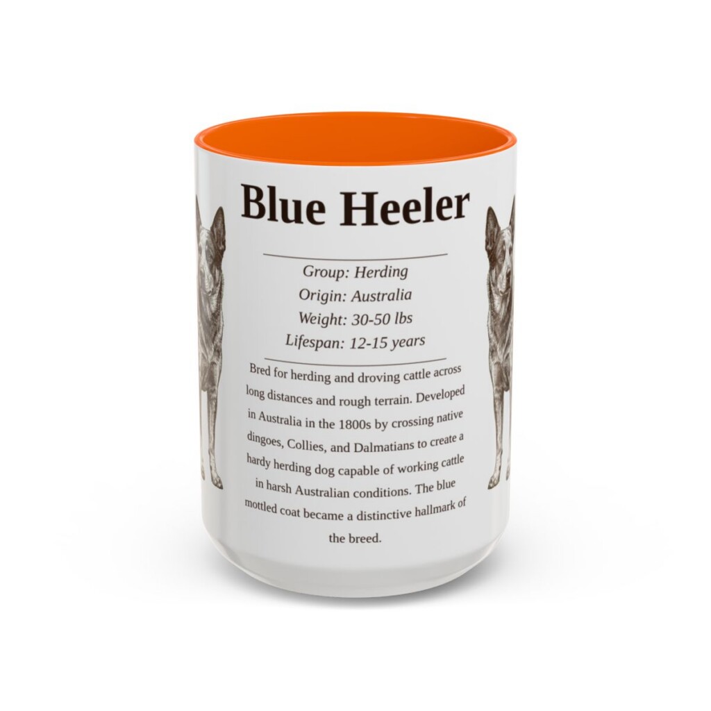 15oz-blue-heeler-mug-writeup-orange 15oz Blue Heeler Mug, Orange, front view