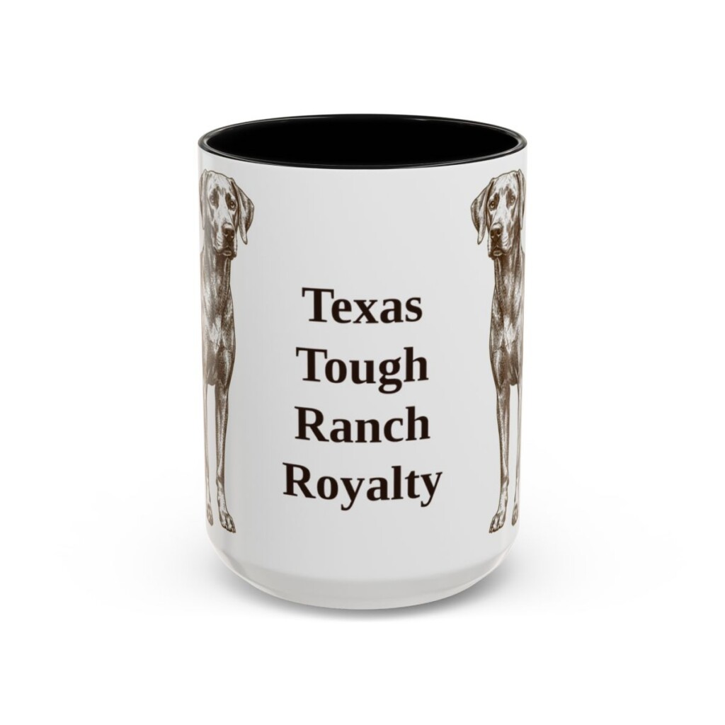 15oz-blue-lacy-mug-humor-black-front 15oz Funny Blue Lacy Mug, Black, front view