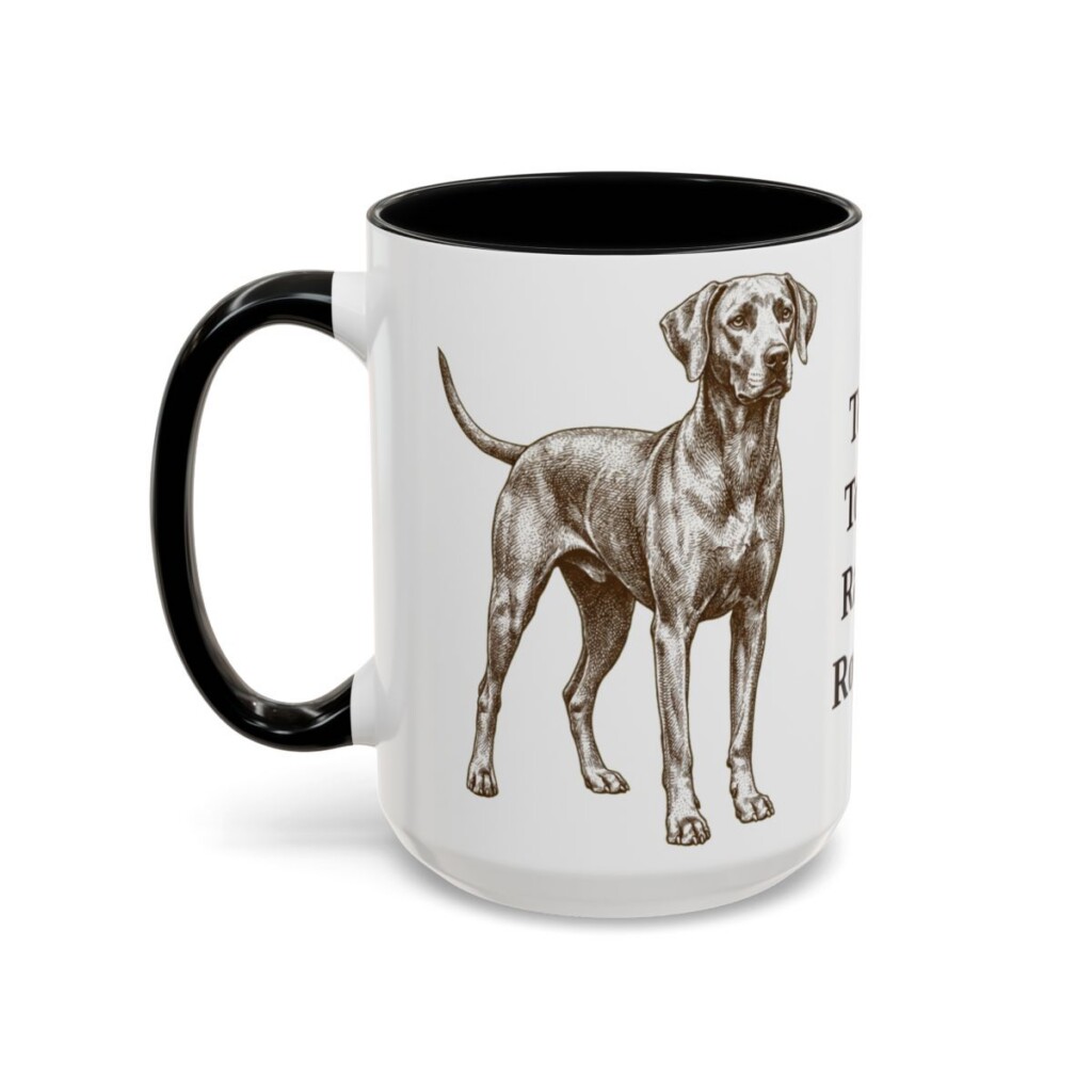 15oz-blue-lacy-mug-humor-black-left 15oz Funny Blue Lacy Mug, Black, left side view
