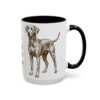 15oz-blue-lacy-mug-humor-black-right 15oz Funny Blue Lacy Mug, Black, right side view