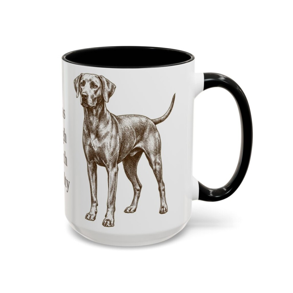 15oz-blue-lacy-mug-humor-black-right 15oz Funny Blue Lacy Mug, Black, right side view