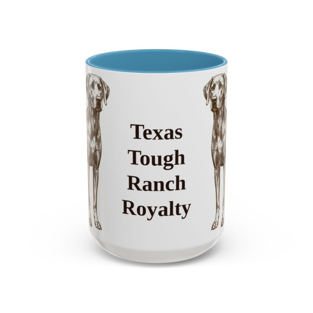 15oz-blue-lacy-mug-humor-light-blue 15oz Funny Blue Lacy Mug, Light Blue, front view