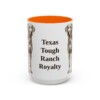 15oz-blue-lacy-mug-humor-orange 15oz Funny Blue Lacy Mug, Orange, front view