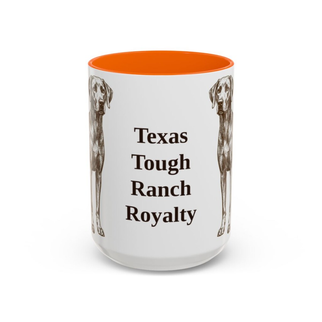 15oz-blue-lacy-mug-humor-orange 15oz Funny Blue Lacy Mug, Orange, front view