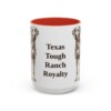 15oz-blue-lacy-mug-humor-red 15oz Funny Blue Lacy Mug, Red, front view
