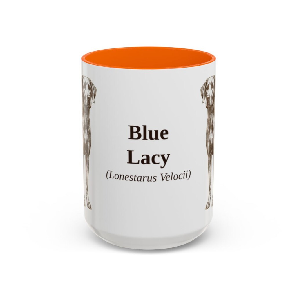15oz-blue-lacy-mug-latin-orange 15oz Blue Lacy Latin Mug, Orange, front view