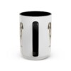 15oz Bluetick Coonhound Mug, Black, back view