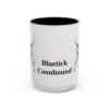 15oz Bluetick Coonhound Mug, Black, front view
