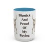 15oz-bluetick-coonhound-mug-humor-light-blue 15oz Funny Bluetick Coonhound Mug, Light Blue, front view