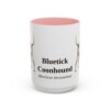 15oz-bluetick-coonhound-mug-latin-pink-1 15oz Bluetick Coonhound Latin Mug, Pink, front view
