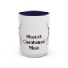 15oz bluetick coonhound mug, Navy