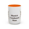 15oz bluetick coonhound mug, Orange