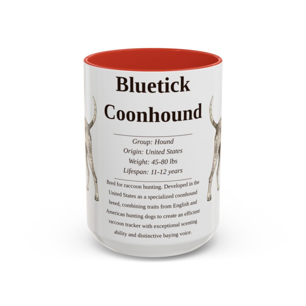 15oz-bluetick-coonhound-mug-writeup-red 15oz bluetick coonhound mug, Red