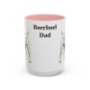 15oz Boerboel Dog Dad Mug, Pink, front view
