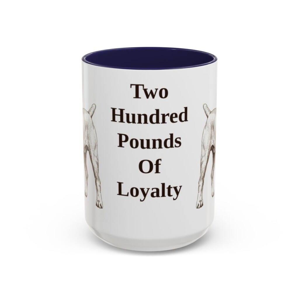 15oz-boerboel-mug-humor-navy 15oz Funny Boerboel Mug, Navy, front view