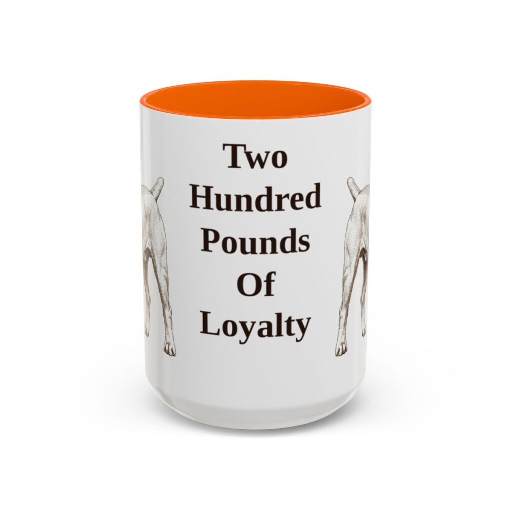 15oz-boerboel-mug-humor-orange 15oz Funny Boerboel Mug, Orange, front view